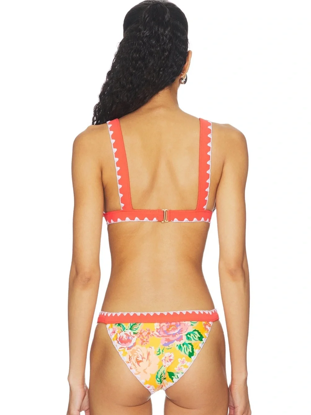 Lovers and Friends Adrift Top in Tangerine Floral - Picture 3 of 8